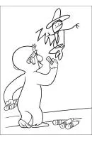 Curious George kleurplaat 26